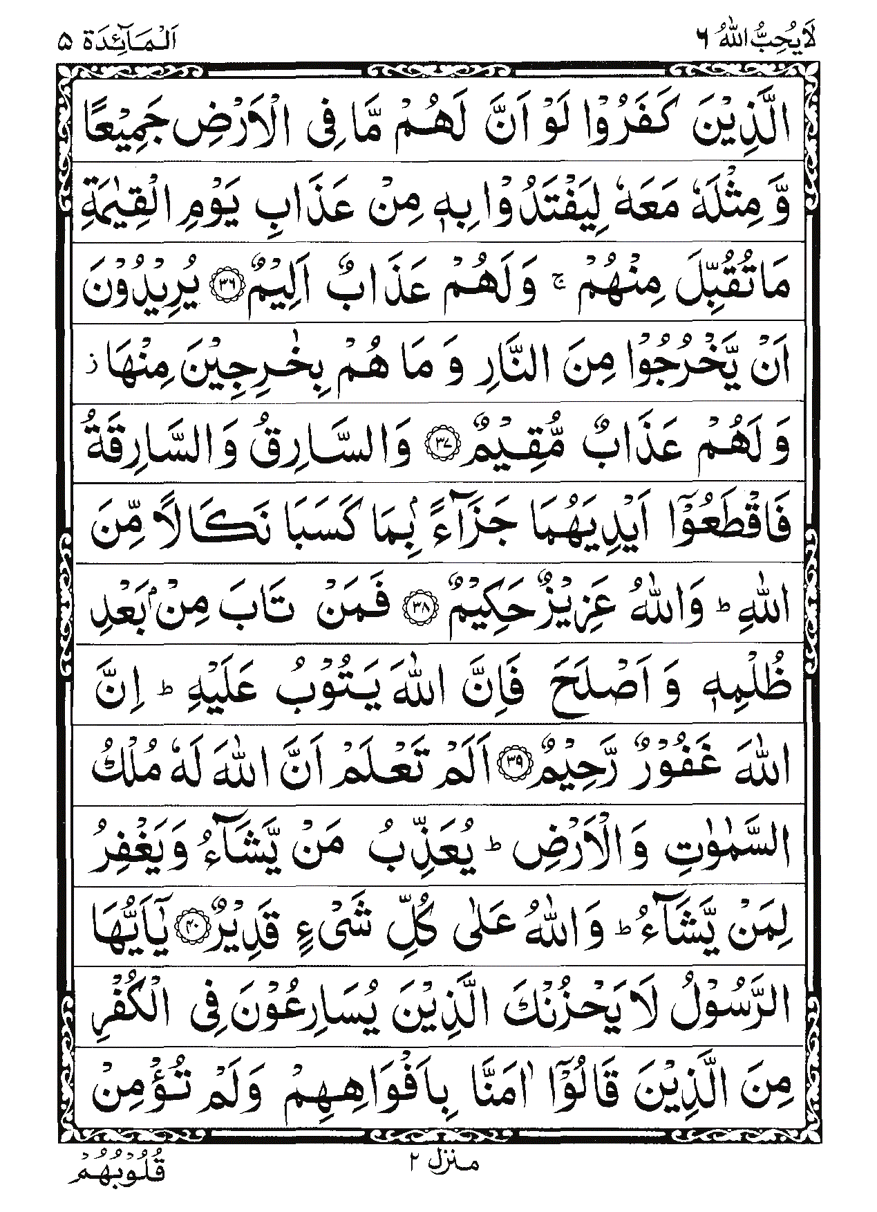 Surah Al-Ma'idah Page 11